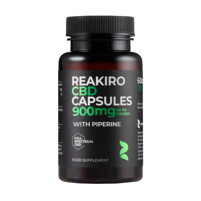 CBD Vegan Capsules with Piperine 450mg 30pcs